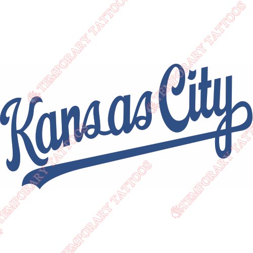 Kansas City Royals Customize Temporary Tattoos Stickers NO.1626